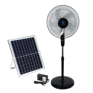 Guter Preis Luftkühl ventilator Weiß 20w Tragbarer leiser Solar boden ventilator