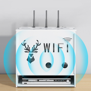 Enchufe de escritorio de plástico, enrutador Simple moderno, caja de almacenamiento inalámbrica, <span class=keywords><strong>Wifi</strong></span>, gran oferta - Product Image 6