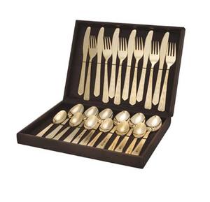 Service de couverts décoratifs de table, table à manger moderne en métal, ensemble de cuillères, couteau et fourchette décoratives de mariage - Product Image 5