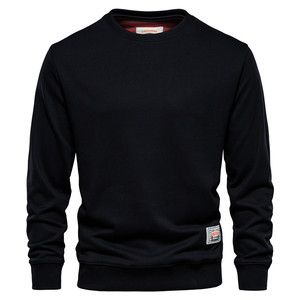 Sweat-shirt à manches longues décontracté en coton pour hommes Streetwear à capuche Impression personnalisée Couleur unie Hiver Teint uni Design Dernier style - Product Image 2