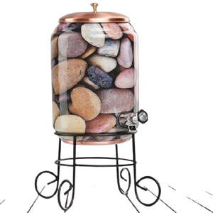 Olla enfriadora de agua de cobre, diseño Vintage impreso a mano, venta al por mayor - Product Image 4