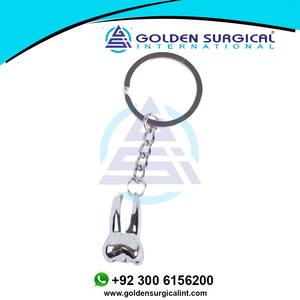 <b>Custom</b> Teeth Keychain Dentist Decoration <b>Key</b> Chains Stainless Steel Tooth Model Shape Dental Clinic Gift Wholesale - Product Image 5