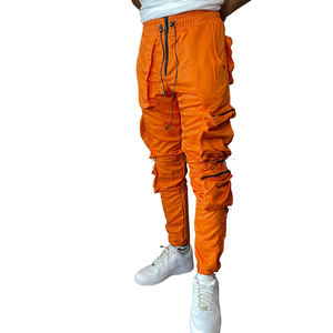 Pantalones Deportivos Casuales de Diseño Moderno para Hombre, Cintura Alta, Corte Recto, Patrón Bordado, Tela Oxford, Forro Polar Impermeable - Product Image 3