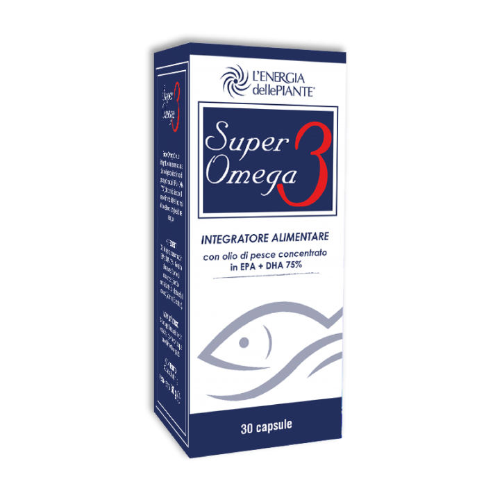MADE IN ITALY SUPER OMEGA3 HEALTHCARE SUPPLEMENT WELLBEING SKIN-HEART-BLOOD PRESSURE FISH OIL 30 CAPSULES
