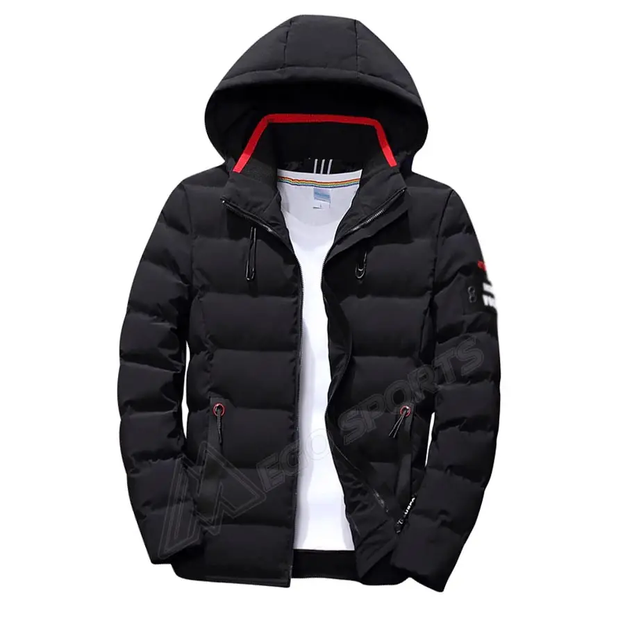 Winter Jacket Men Hooded Windbreaker and Waterproof Thick Warm Parka Coat Men Casual Winter Red Parka Jacket