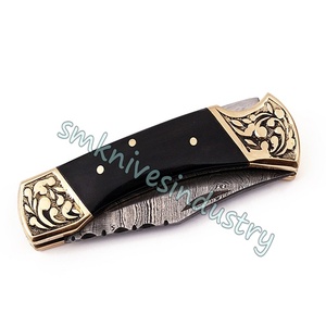 Cuchillo de bolsillo plegable, hecho a mano, Damasco, smk1312 - Product Image 6