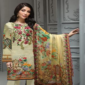 ชุดเดรสยาวแฟชั่นสำหรับสตรีชุดเดรสผ้าฝ้ายสไตล์ปากีสถานชุดคาร์นดีสำหรับใส่ไปปาร์ตี้ฤดูร้อน - Product Image 1