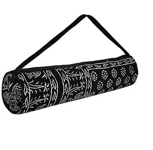High Quality Eco-friendly canvas yoga mat bag buy wholesale price yoga mat duffle bag with custom printed logo Manufacturer