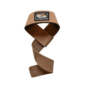 <b>Best</b> Quality Original Leather Gym Straps Gym Workout Custom Made Heavy Duty Fitness Gym Weightlifting Straps - Product Image 4