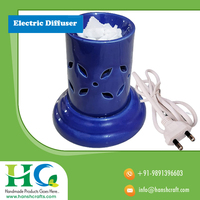 Diffuseur d'huiles essentielles électrique en céramique élégant |   Brûleur d'huiles essentielles artisanal, diffuseur d'arômes, chauffe-parfum à brancher, décoration d'intérieur, relaxation