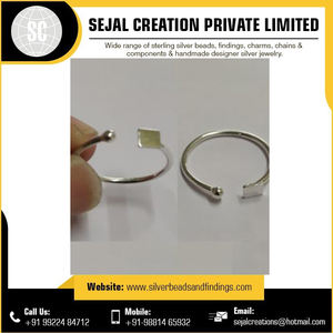 Fabricant de bijoux en argent faits à la main design bague résultats perles en argent sterling accessoires de fabrication de bijoux - Product Image 3