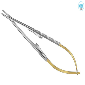 Castroviejo-Alicates de soporte de aguja, longitud de la cabeza, instrumento de ortodoncia de acero inoxidable - Product Image 2