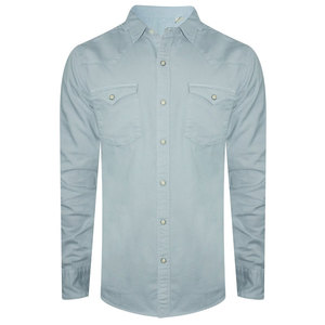 Camisas vaqueras tie-dye para hombre, conjunto de camisa y pantalones cortos de algodón elástico, ajustados - Product Image 1