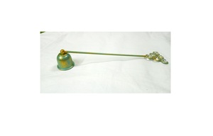 SNUFFER de latón con Cruz en mango, suministros de Iglesia, Brassworld, India - Product Image 4