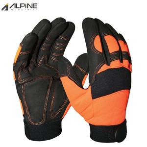 Profional 2024 Custom Made XL Essential <b>Men</b> Mechanic Gloves <b>Latex</b> Coating Cotton Liner ANSI Certified Wholesale OEM Services - Product Image 2