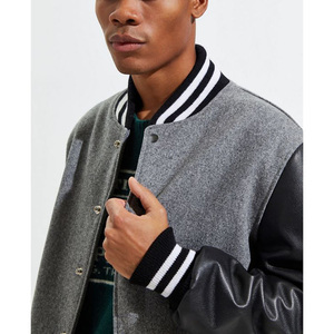 แจ็คเก็ตวาร์ซิตี้/เลตเตอร์แมน/เบสบอล คุณภาพสูงแบบ OEM ผลิตตามสั่ง - Product Image 4