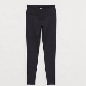 Women's <b>High</b> Waist <b>Knee</b>-Length Yoga Pants Tummy Control Slimming Booty Lift Four-Way Stretch Spandex/Polyester <b>Tights</b> Leggings - Product Image 1