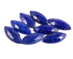 Lapis Lazuli พลอยโมราเจียระไนแบบธรรมชาติ,อัญมณีเจียระไนทรงหลวม - Product Image 1