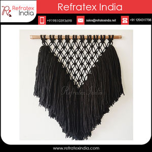 Suspension murale en macramé, suspension en macramé, prix de gros, fournisseur indien - Product Image 2