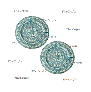 Assiette de présentation de qualité supérieure en bois et nacre sous assiette de service pour utilisation en restauration - Product Image 5