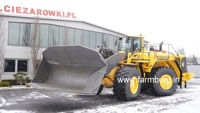 Vente en gros de luxe robuste avec Volvo Transmission Chargeuse sur pneus Chargeur frontal Moteur Weichai Commande de pilote hydraulique