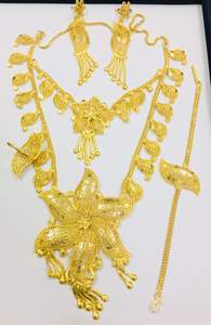 Abalorios de joyería de moda de 18 quilates superventas, collares exportados de alta calidad de la India con perlas como piedra principal - Product Image 5