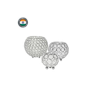 Cuenco de cristal para velas de estilo nuevo y de la mejor calidad, fabricante de India a precio mayorista a granel - Product Image 1