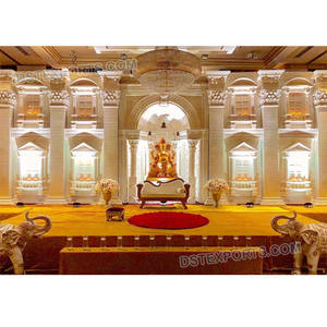 Cadre de mariage à thème blanc élégant Cadre arrière de mariage suisse Cadre en fibre de fenêtre de mariage à thème blanc élégant USA - Product Image 1