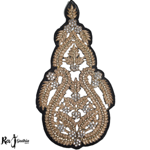 Écusson brodé à la main avec des fleurs en perles, badge pour vêtements, sacs, vestes, prix de gros - Product Image 5