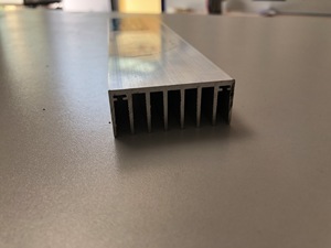 Shalumi Clear Silver Heat Sink Aluminum Bar in Industry Application - Product Image 2