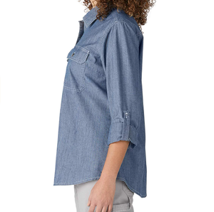 Chemise à col roulé à manches longues pour femmes, vente en gros, en Stock à bon marché, vêtements, tenue du Bangladesh, en Stock - Product Image 4