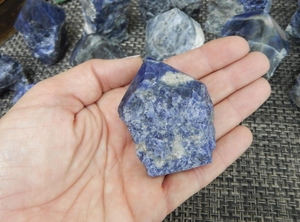 Les derniers Points semi-polis Sodolite d'exportations de cristal Exis - Product Image 2