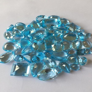 อัญมณีที่ได้รับการรับรองจากบุษราคัมสีฟ้าเกรด AAA สำหรับเครื่องประดับอัญมณี - Product Image 3