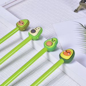 Bolígrafo de Gel Kawaii Suave con Diseño de <span class=keywords><strong>Aguacate</strong></span> para Estudiantes - Product Image 6