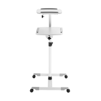 Support universel flexible en bois réglable en hauteur pour ordinateur portable et chariot de projection