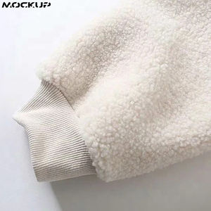 Fleece <b>Sherpa</b> Fur Lined <b>Hoodie</b> Embroidery Warm <b>Hoodie</b> Sweatshirt <b>Men's</b> Winter Heavy - Product Image 6