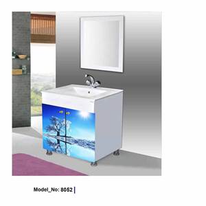 Mueble de baño moderno de alta calidad, lavabo con espejo - Product Image 5