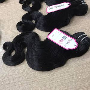 HUMAN HAIR EXTENSION Double Machine Water Body Wavy High Quality VIRGIN Remy Vietnamese hair at wholesale price - Product Image 5