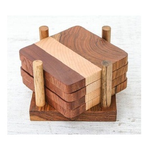 Sous-verres de tasse à café de thé en bois de haute qualité pour le caboteur en verre d'utilisation d'hôtel de maison de restaurant au meilleur prix - Product Image 3