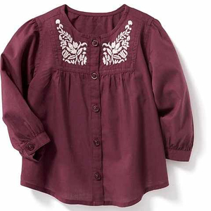 NEW--STYLISH--COTTON BABY--FROCK ROBE AVEC BRODERIE RESHAM TRAVAIL & son personnaliser dans n'importe quelle taille et couleur @ 2021 --- - Product Image 1