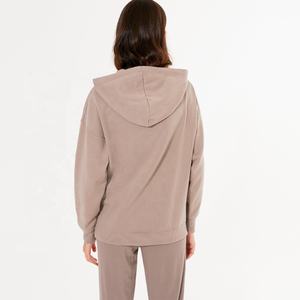 Sudadera con Capucha para Mujer, Invierno, Cálida, 100% Algodón, Talla Grande, Forro Polar Grueso, Modelo 2026, para Correr - Product Image 3