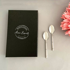 Cuillère à café polie miroir en acier inoxydable polyvalente écologique Cuillère à mesurer à long manche Matériau PC - Product Image 4