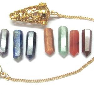 Wholesaler of Chakra Cage Pendulums <b>Gold</b> Plated : Chakra Cage Pendulums <b>Gold</b> Plated for Sale Healing Crystal Pendulums - Product Image 1