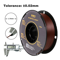 Filament PETG R3D 1,75 mm 1 kg, matériau 100 % vierge, compatible avec les imprimantes 3D FDM, certifié ROHS, température d'impression 230-250 °C, tolérance 0,02 mm
