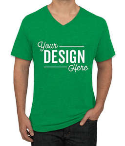 เสื้อยืดคอวีของผู้ชายสำหรับดีไซน์ทรงหลวมระดับถัดไป - Product Image 3