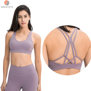 Plus Size Sexy Lightweight Breathable Four-Way <b>Stretch</b> Sports <b>Bra</b> Women Training Gym Fitness Shockproof <b>Bra</b> Top Adjustable - Product Image 5