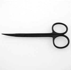 Ciseaux dentaires à iris, lame super incurvée, premiers soins vétérinaires chirurgicaux, coupe orthodontie, 4.5 pouces - Product Image 1