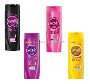 แชมพูสระผม Sunsilk สีดำ/ชมพู/ม่วง/เหลือง