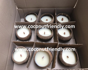 ร้อน SEELING เทียนมะพร้าวขี้ผึ้งเทียนหอม/กะลามะพร้าวเชิงเทียนจากเวียดนาม - Product Image 3