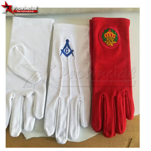 Delantales Masónicos Bordados de Past Maestro, Tamaño Personalizado, Blancos - Product Image 2